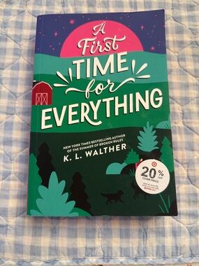 A First Time for Everything — Pink Paperback Spine